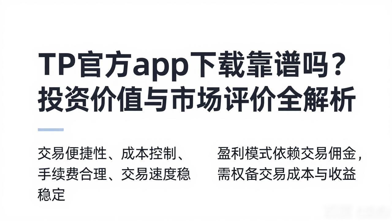 TP官方app下载靠谱吗？投资价值与市场评价全解析