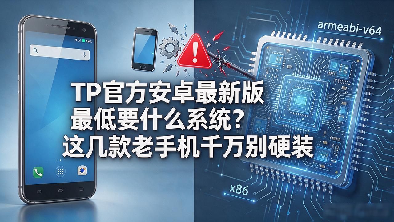 TP官方安卓最新版最低要什么系统？这几款老手机千万别硬装