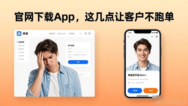 官网下载App，这几点让客户不跑单
