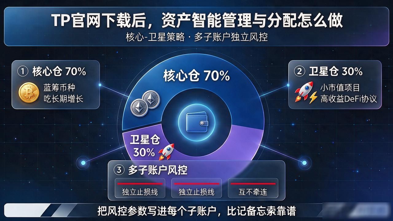 用TP管资产_核心策略_多链账户配置_如何在tp官方网站下载中实现资产的智能化管理与分配？_TP管资产_自动再平衡_定投模块