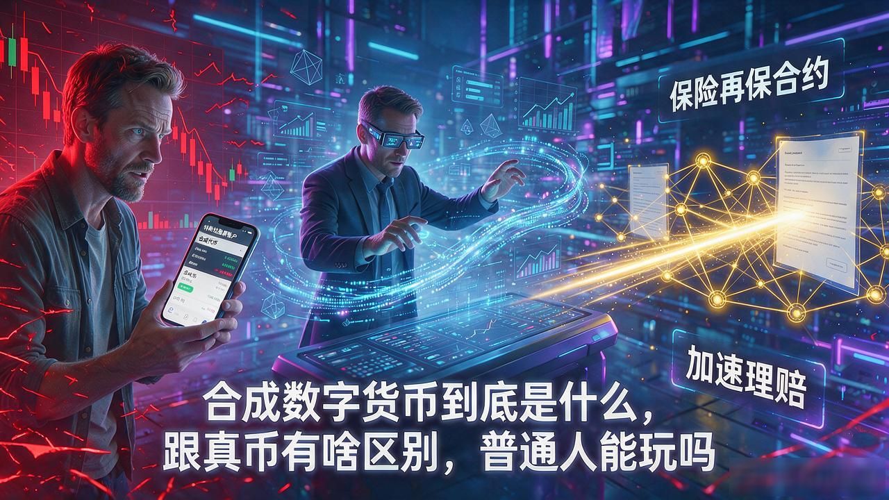 合成数字货币到底是什么，跟真币有啥区别，普通人能玩吗