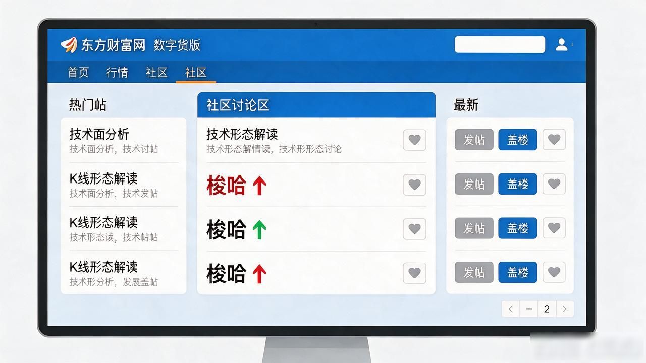 东方财富网数字货币版怎么打开，新手看行情和避坑都在这
