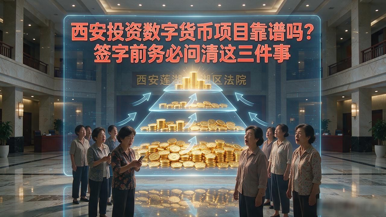 西安投资数字货币项目靠谱吗？签字前务必问清这三件事