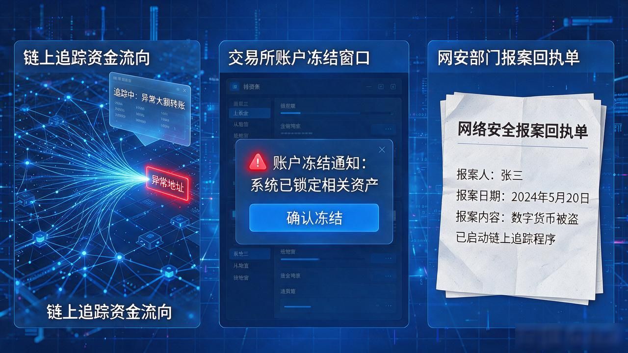数字货币被盗怎么查钱？链上追踪、资金冻结、报案维权，实操全在这