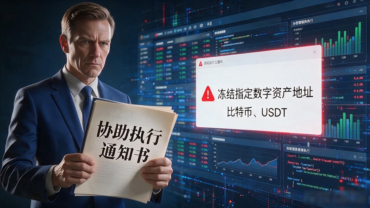 法院执行数字货币：欠债人的比特币、USDT会被冻结划扣吗