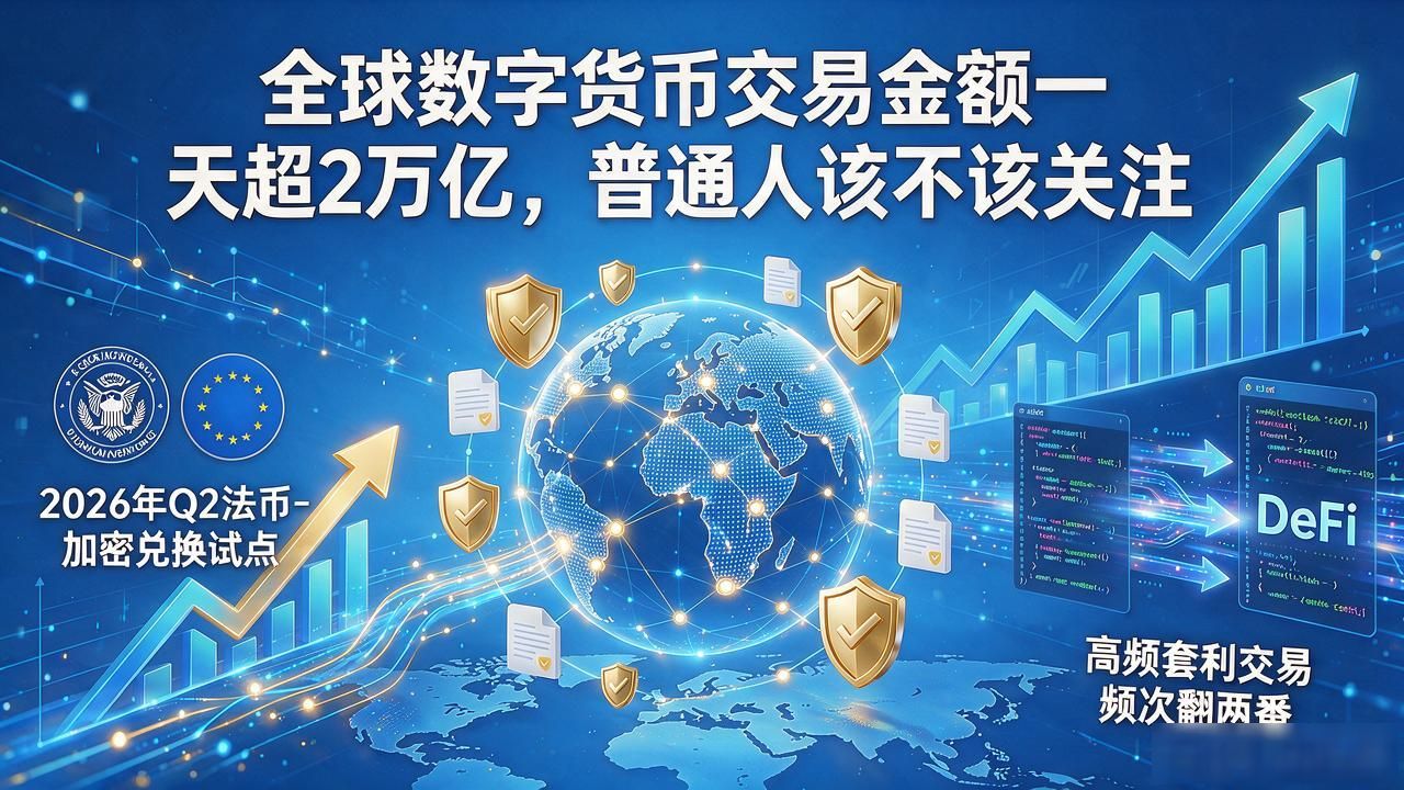 全球数字货币交易金额一天超2万亿，普通人该不该关注
