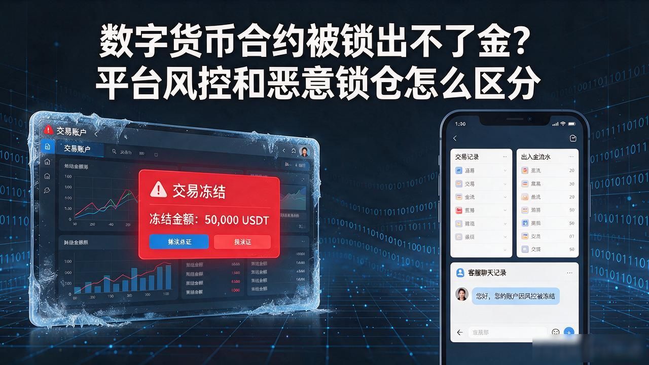 数字货币合约被锁出不了金？平台风控和恶意锁仓怎么区分