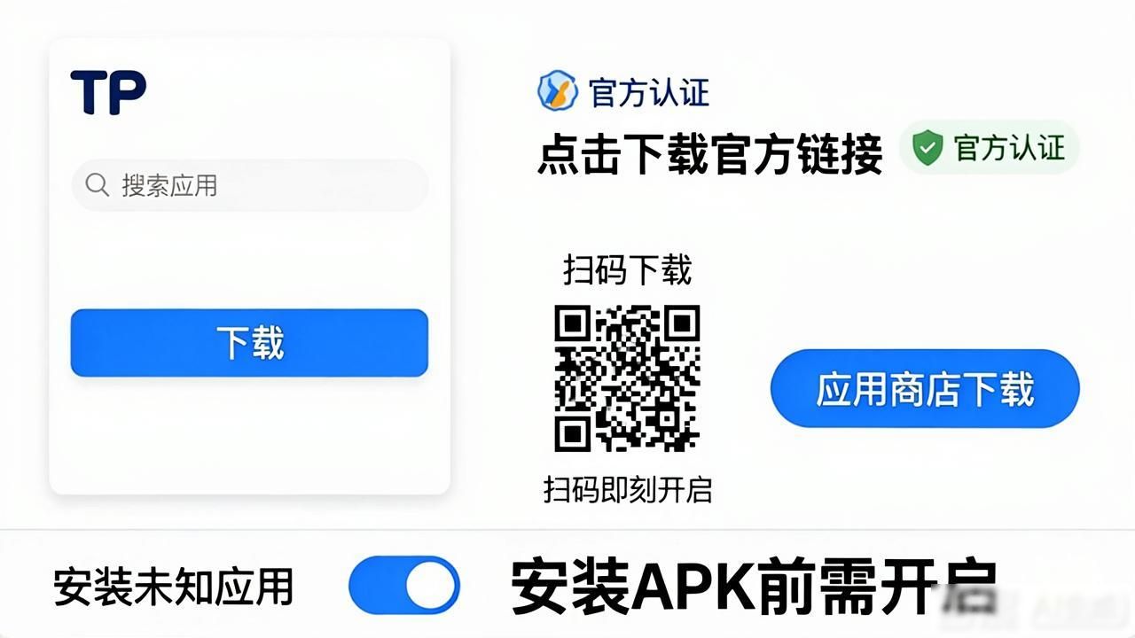 从TP官网下载APP的正确姿势，小白也能轻松搞定