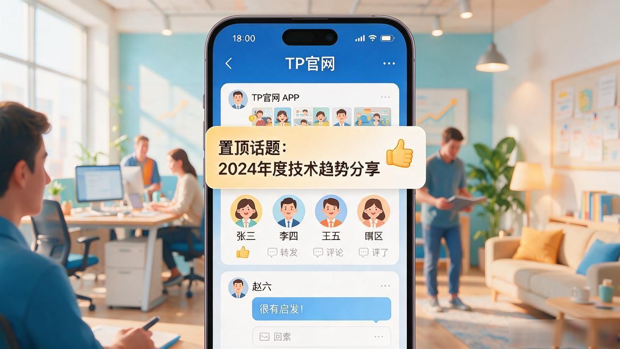 如何在TP官方网站下载APP中增强社群互动_TP社群互动技巧_我的圈子按钮使用方法