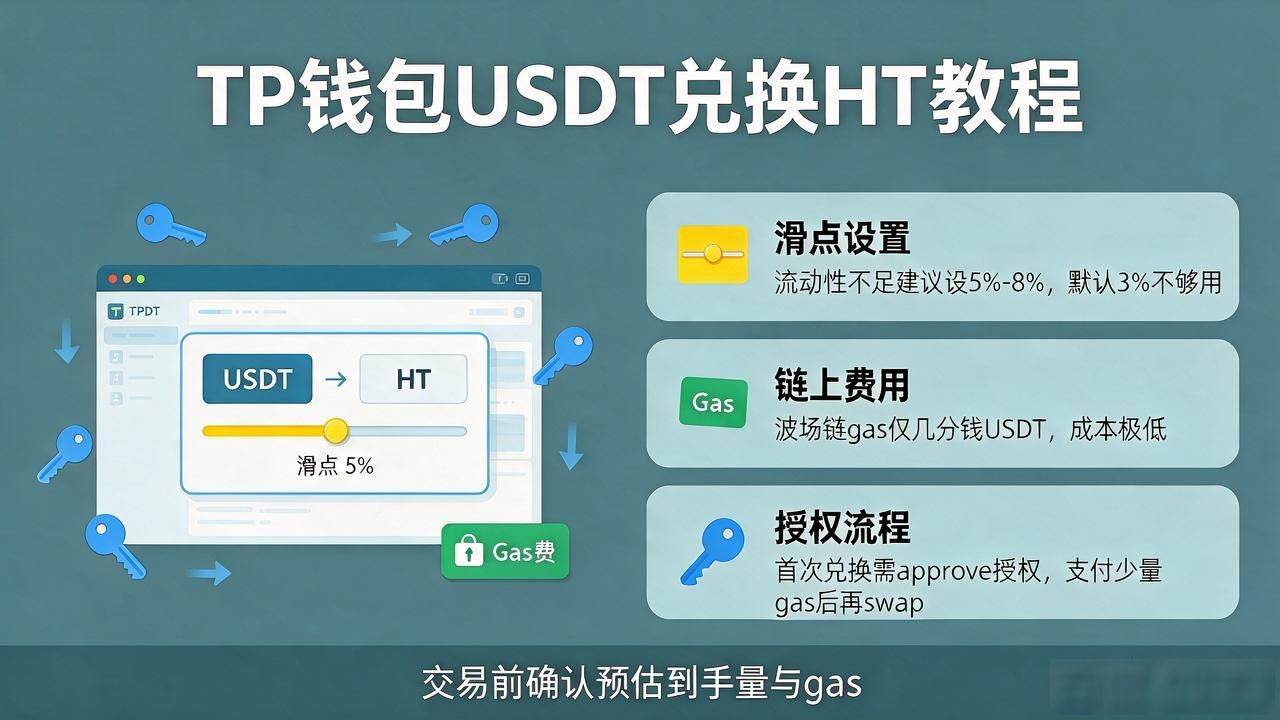 TP钱包USDT兑换HT详细教程：从选对流动性池到确认交易