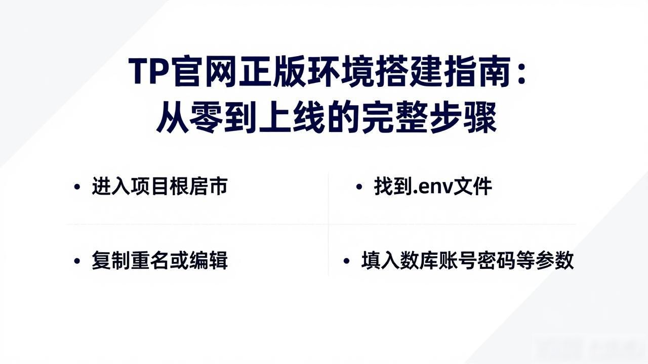 TP官网正版环境搭建指南：从零到上线的完整步骤