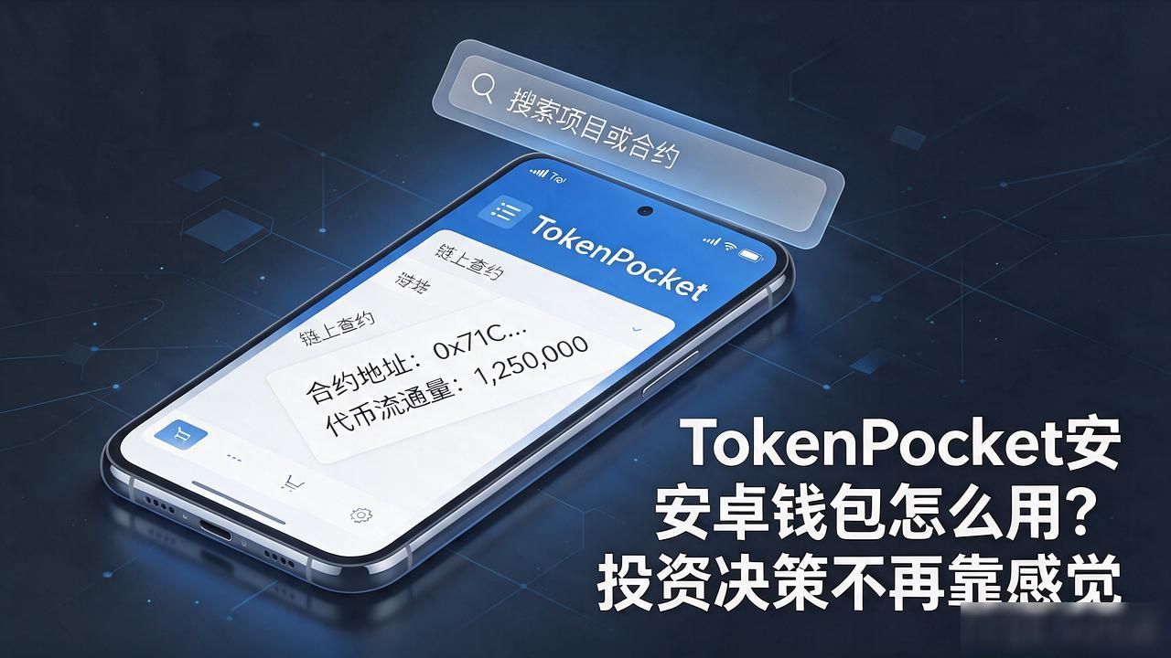 TokenPocket安卓端_投资决策信息底座_如何利用tokenpocket钱包安卓应用,提升你的投资决策能力?