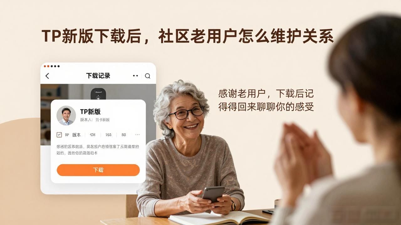 TP新版下载后，社区老用户怎么维护关系