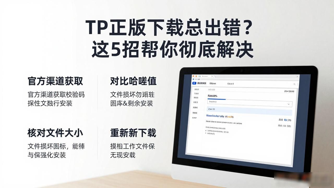 TP正版下载总出错？这5招帮你彻底解决