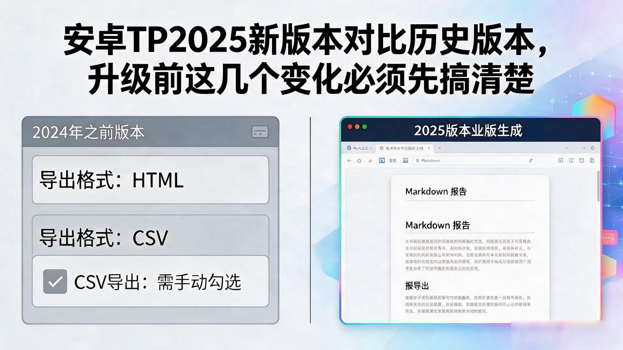 安卓TP2025新版本对比历史版本，升级前这几个变化必须先搞清楚