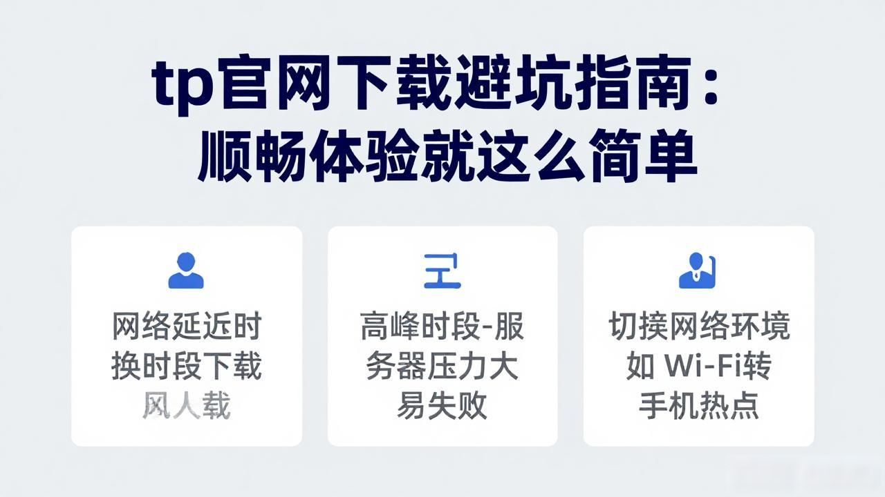 tp官网下载避坑指南：顺畅体验就这么简单