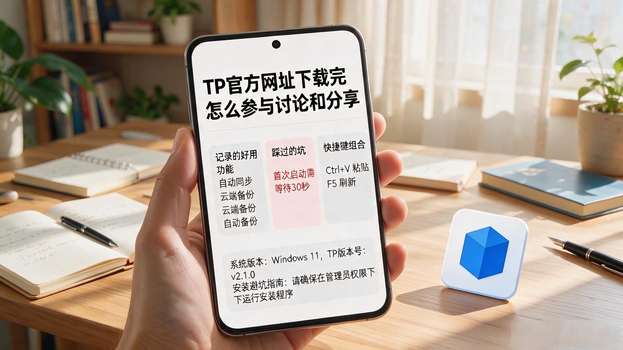 TP官方网址下载完怎么参与讨论和分享，一篇给你讲清楚