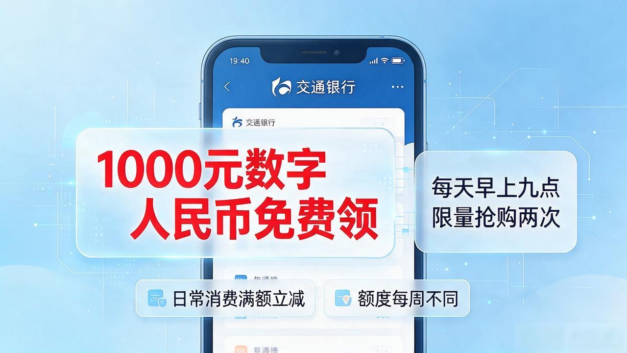 北京交行数字货币怎么领？交行数字钱包开通全攻略