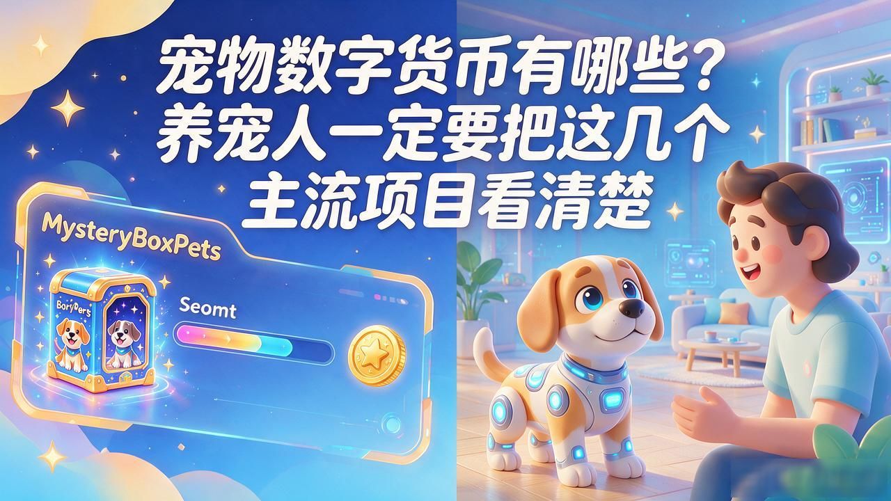 宠物数字货币有哪些？养宠人一定要把这几个主流项目看清楚
