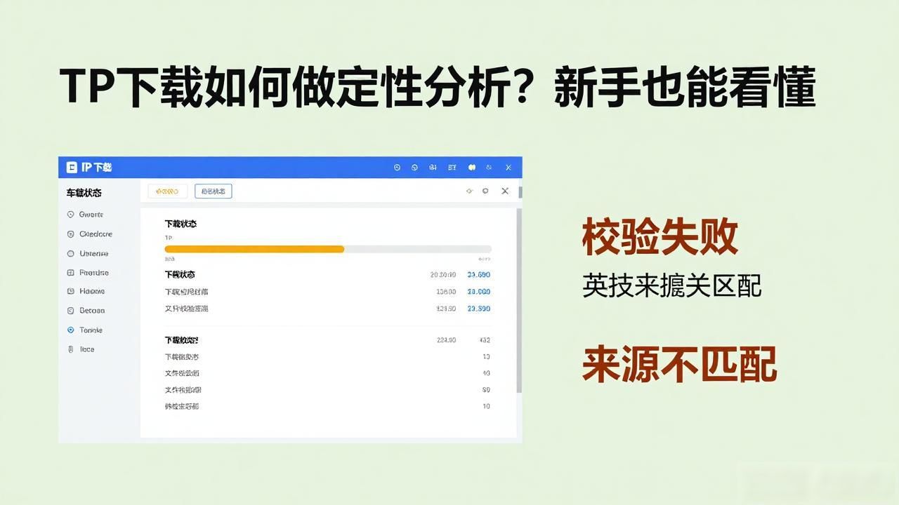 TP下载如何做定性分析？新手也能看懂