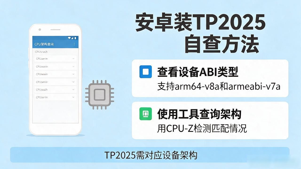 安卓手机能装TP2025最新版吗？快速自查方法
