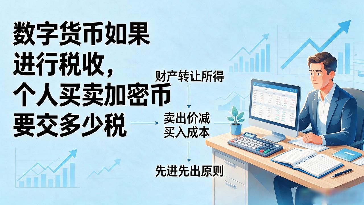 数字货币如果进行税收，个人买卖加密币要交多少税