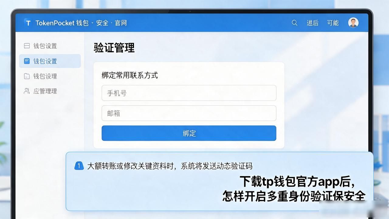 下载tp钱包官方app后，怎样开启多重身份验证保安全