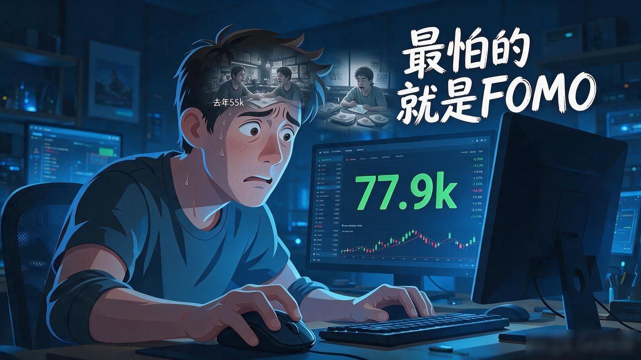 数字货币77.9k了，我纠结了一晚上没敢动手，聊聊我的想法