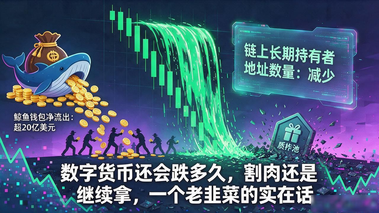 数字货币还会跌多久，割肉还是继续拿，一个老韭菜的实在话